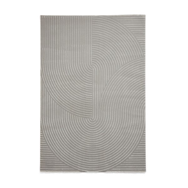 Svetlo siva pralna preproga iz recikliranih vlaken 120x170 cm Flores – Think Rugs