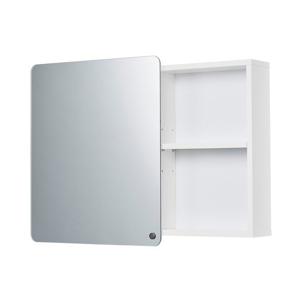 Bela stenska/z ogledalom kopalniška omarica 80x58 cm Color Bath – Tom Tailor-image-2