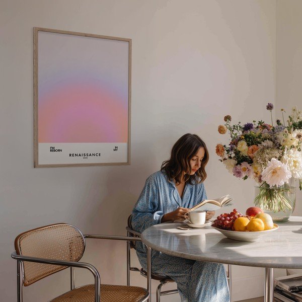 Tiskana slika z okvirjem 50x70 cm Soft Nuances – Styler-image-1
