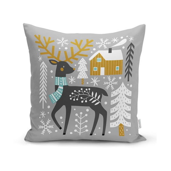 Prevleka za blazino z božičnim motivom 43x43 cm – Mila Home