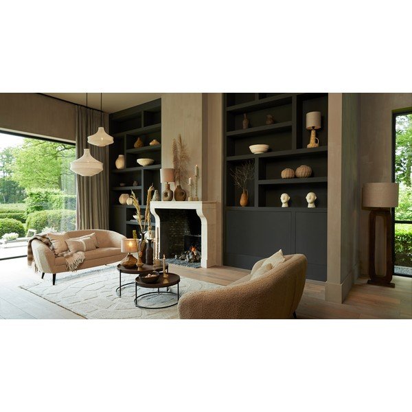 Kremno belo senčilo ø 50 cm Viggo – Light & Living-image-3