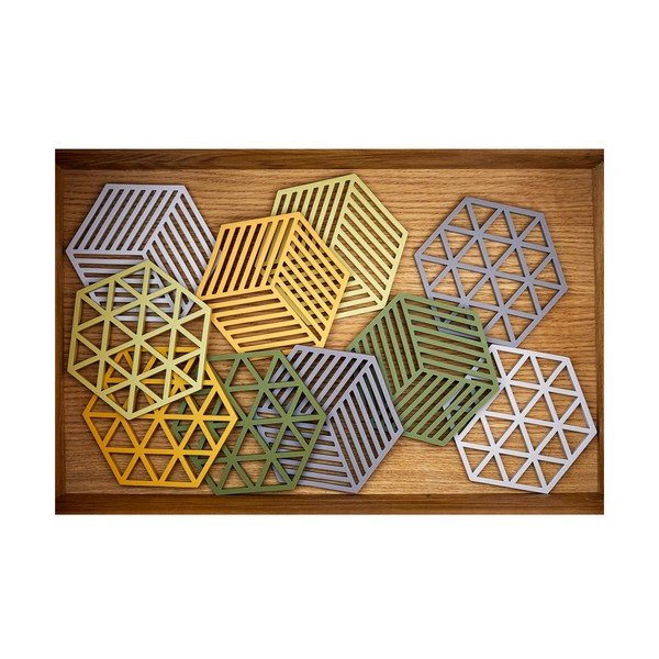 Silikonska podloga za lonec 16x14 cm Triangles - Zone-image-1