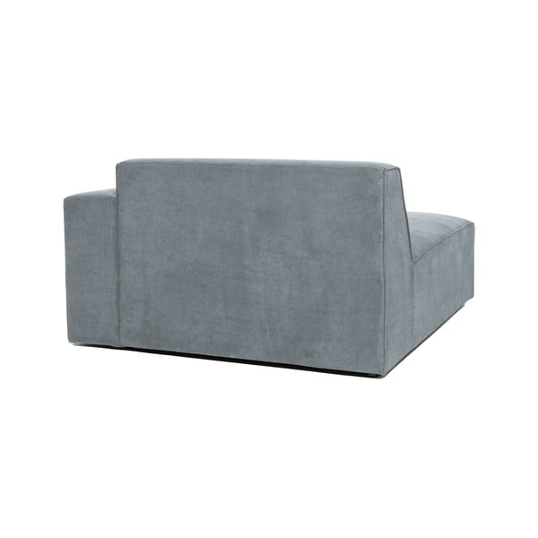 Siv modul za sedežno garnituro iz rebrastega žameta (desni kot) Sting – Scandic-image-2