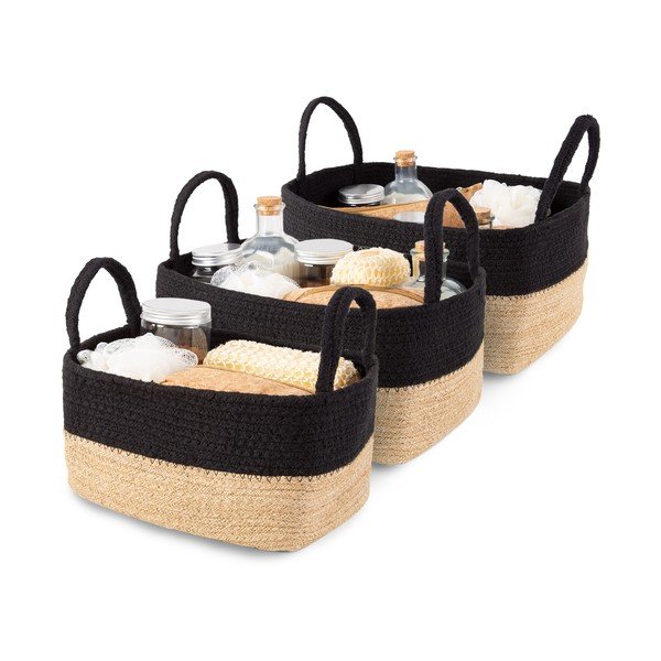Košare iz jute v kompletu 3 ks Magura – Compactor-image-2