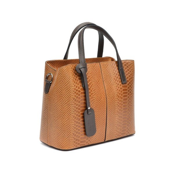 Konjak rjava usnjena torbica Roberta M Muriella-image-4