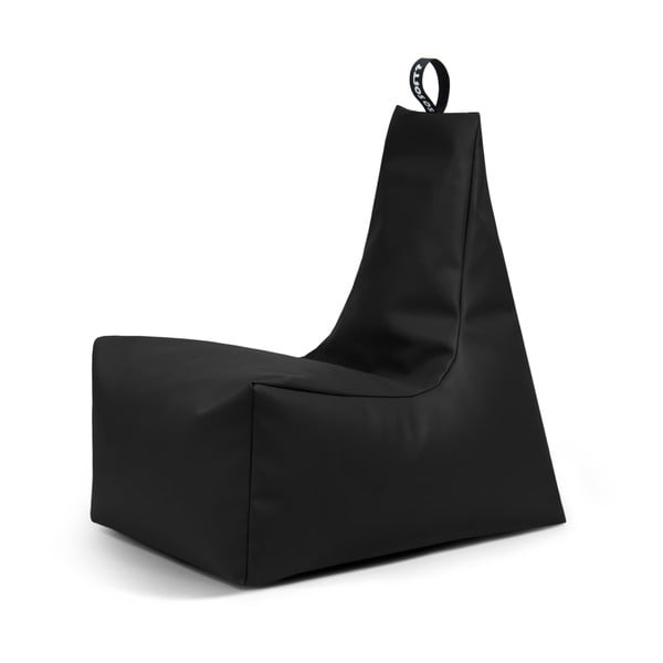 Črna vreča za sedenje iz umetnega usnja Icy XL – So Soft?