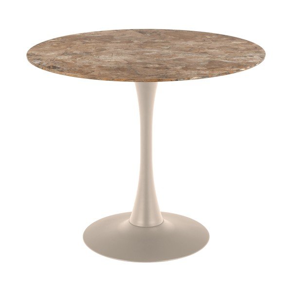 Okrogla jedilna miza s keramično ploščo ø 90 cm Malta – Actona