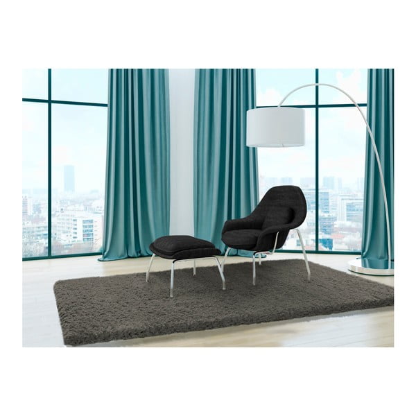 Temno siva preproga Universal Floki Liso, 200 x 290 cm-image-1