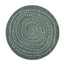 Zelena obojestranska zunanja preproga NORTHRUGS Bali, Ø 140 cm