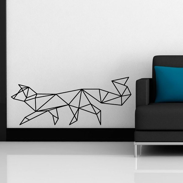 Nalepka Ambiance Origami fox-image-2