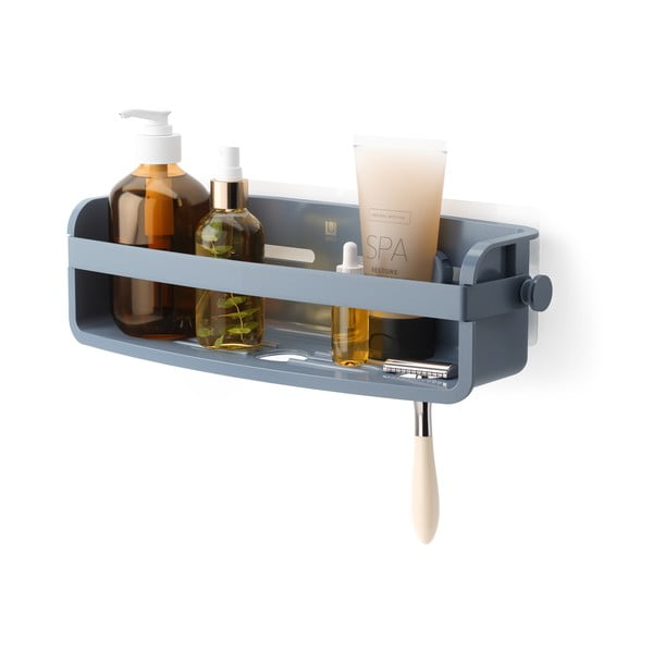 Modra kopalniška polica iz reciklirane plastike z namestitvijo brez vrtanja Flex – Umbra