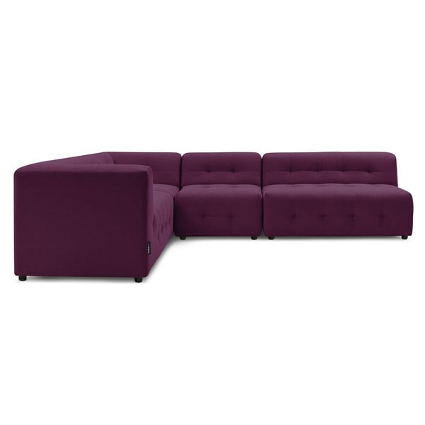 Temno vijolični kotni kavč (levi kot) Kleber - Bobochic Paris-image-4