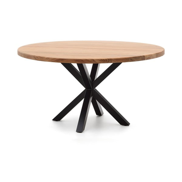 Jedilna miza z mizno ploščo iz akacije ø 150 cm Argo – Kave Home