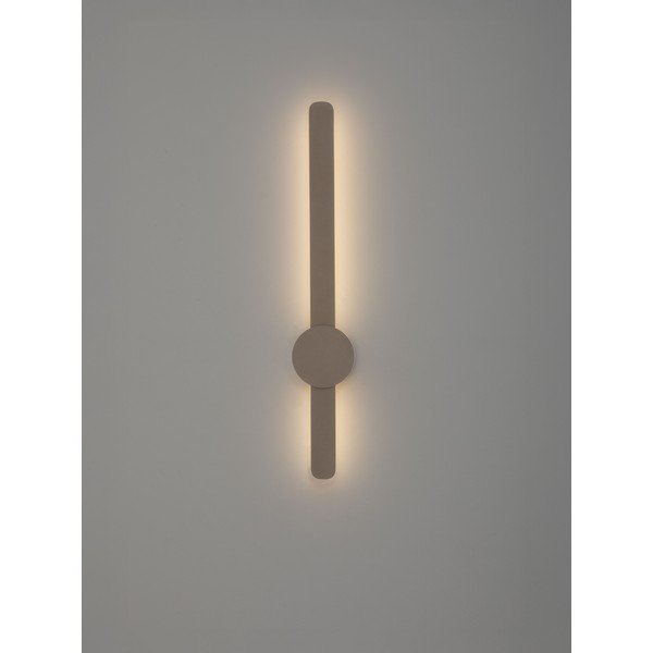 Sivo-bež aluminijasta LED stenska svetilka Norei – Nova Luce-image-3