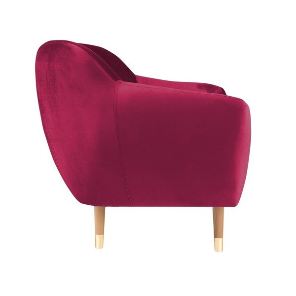 Roza žametni fotelj Mazzini Sofas Benito-image-3