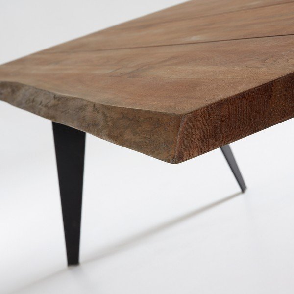 Jedilna miza z mizno ploščo v hrastovem dekorju 100x180 cm Koda – Kave Home-image-2