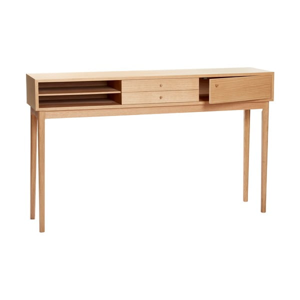 Pisalna miza iz hrastovega dekorja 37x145 cm Collect - Hübsch-image-4