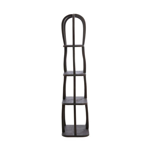 Regal iz masivnega manga v temni naravni barvi 53x175x40 cm Lowe – Light & Living-image-3