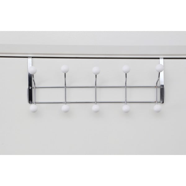 Kovinski obešalnik za vrata v srebrni barvi 40,5 cm Jaxen – Premier Housewares-image-3