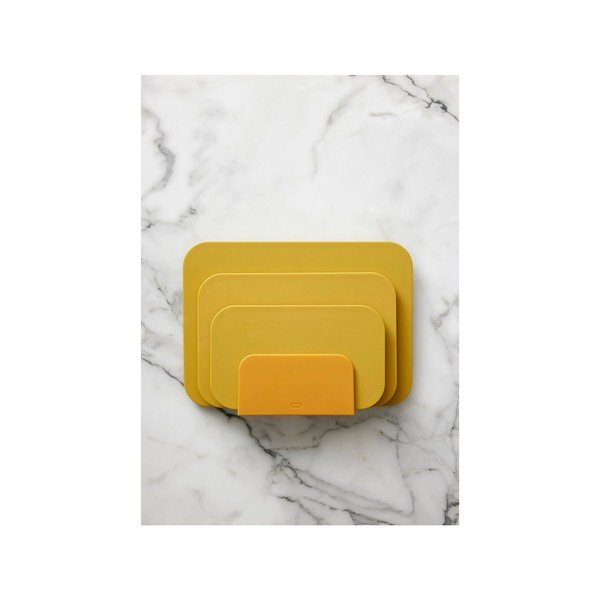Plastične deske 3 ks s stojalom 35,5 x 26,5 cm Choptima – Rosti-image-3