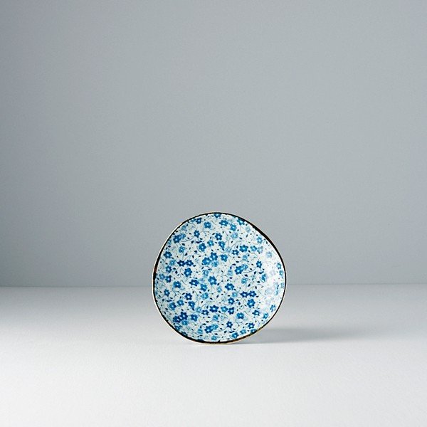 Modro-bel keramičen krožnik MIJ Daisy, ø 12 cm-image-2