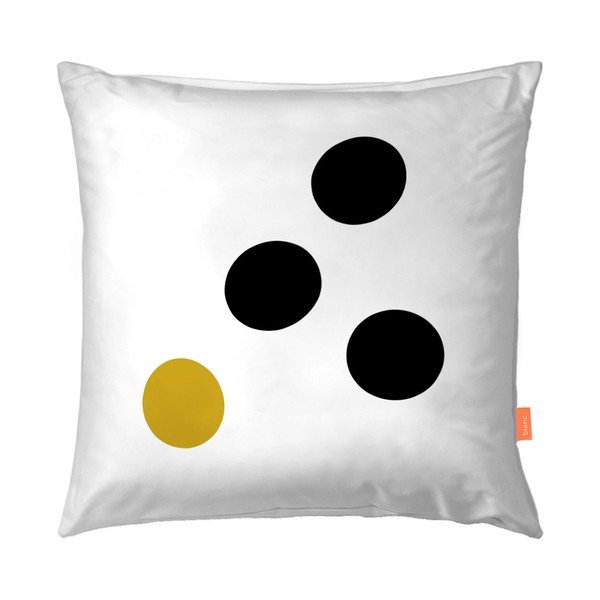 Komplet 2 bombažnih vzglavnikov Blanc Mustard-image-3