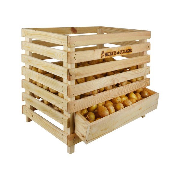 Lesena škatla za krompir Esschert Design Rustic-image-1