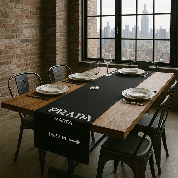 Namizni tekač 45x140 cm Prada – Mila Home-image-2