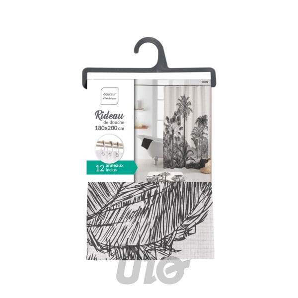 Zavesa za tuš 180x200 cm Cocoty – douceur d'intérieur-image-2