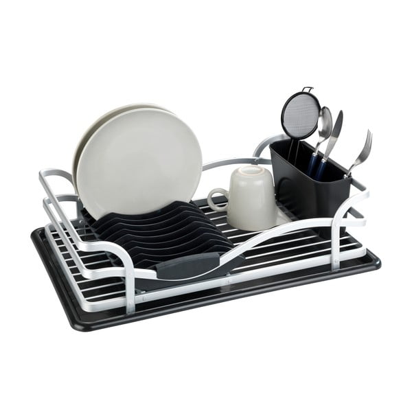 Črn odcejevalnik za posodo iz aluminija Wenko Drip-image-2