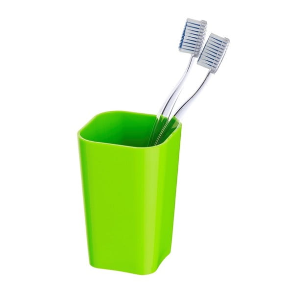 Zelena skodelica za zobne ščetke Wenko Candy