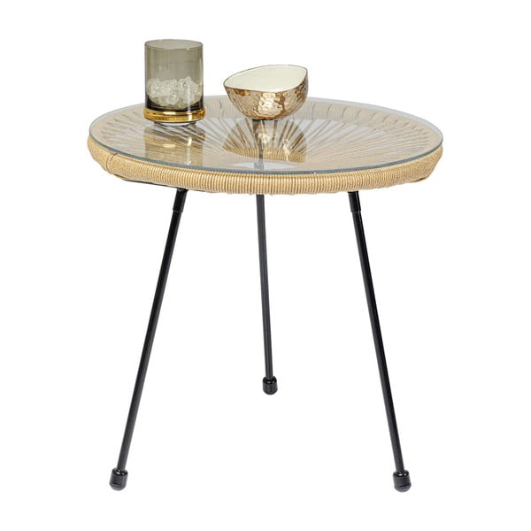 Stranska mizica Kare Design Acapulco Nature, ø 50 cm-image-1