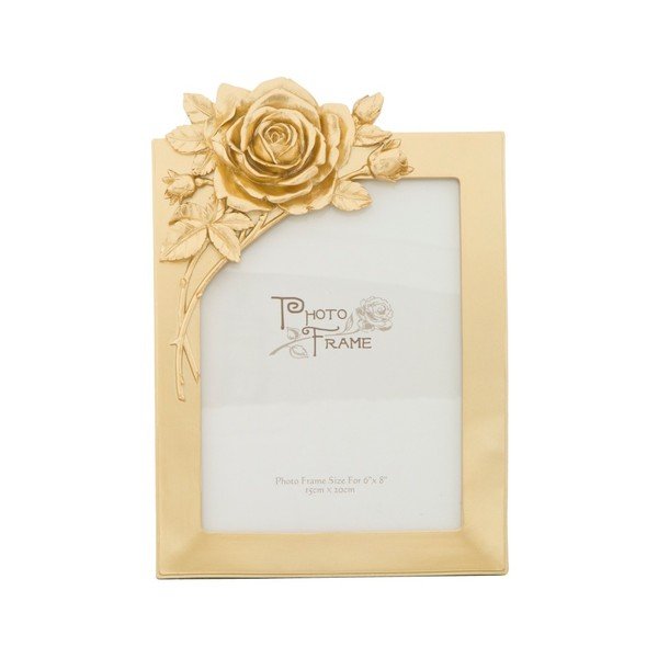 Rumeni okvir za fotografije v okvirju iz smole Mauro Ferretti Glam Rose, 15 x 20 cm-image-2