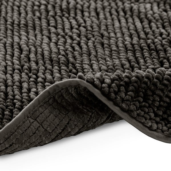 Temno siva kopalniška preproga 70x120 cm Bati – Restilo-image-3