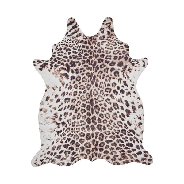 Rjavo/bež sintetično krzno 130x155 cm Faux Leopard – Think Rugs