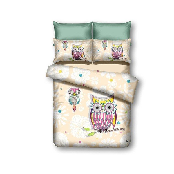 DecoKing Prevleka za eno posteljo Summer Story iz mikrovlaken, 155 x 220 cm