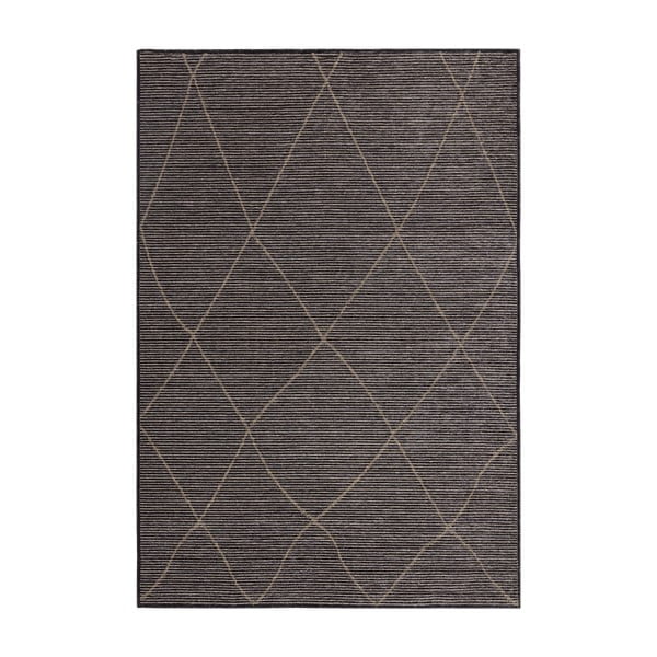 Temno siva preproga iz mešanice jute 200x290 cm Mulberrry – Asiatic Carpets