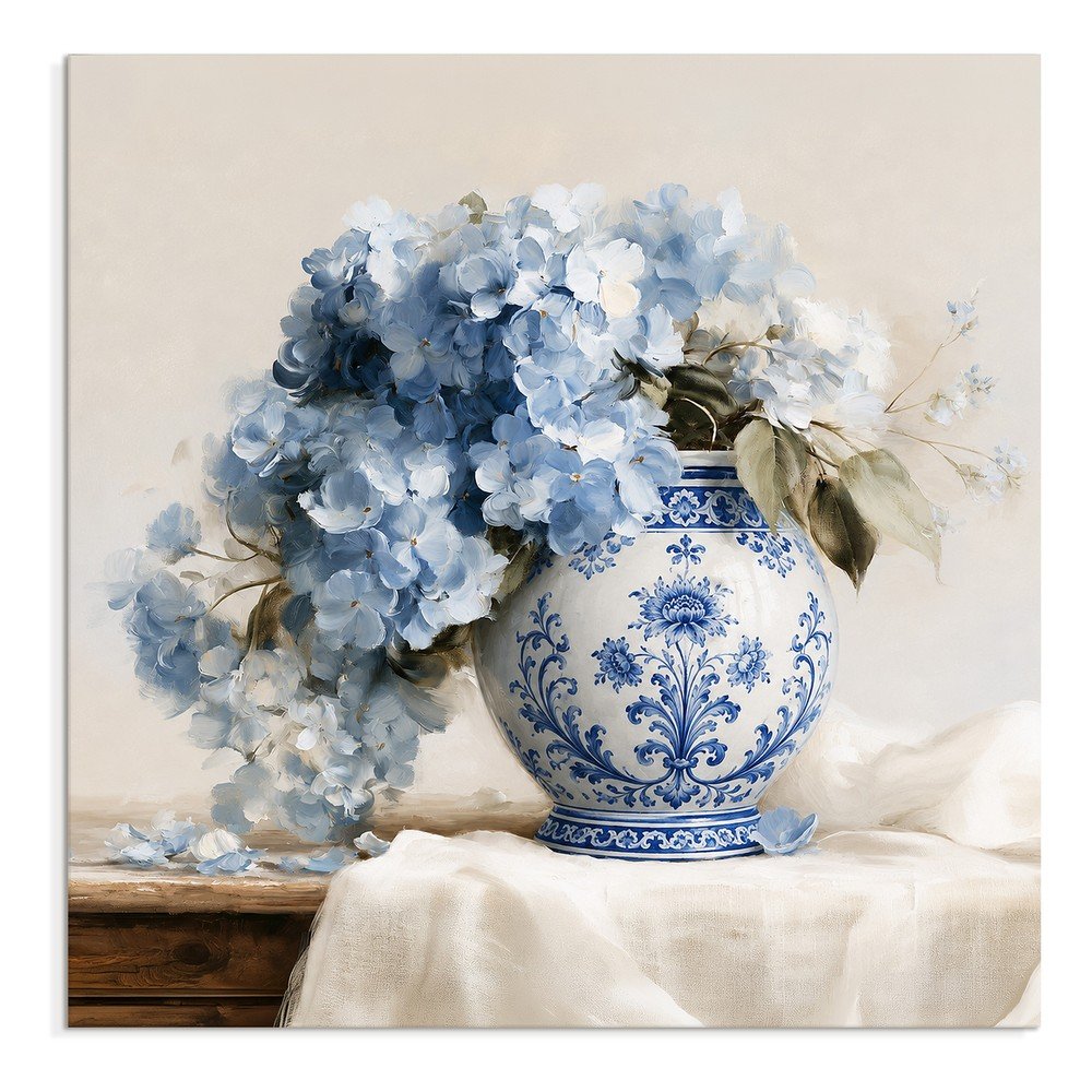 Tiskana slika na platnu 60x60 cm Porcelain Vase