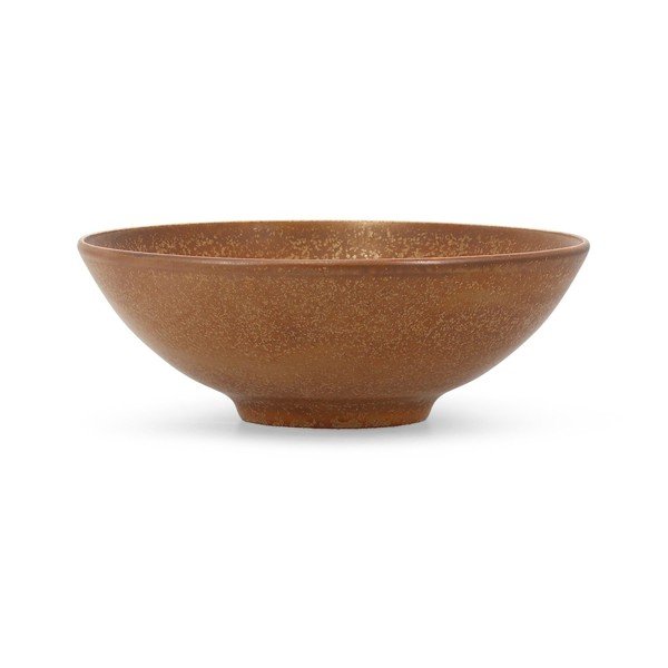 Rjava porcelanasta skleda ø 21 cm Ovio – BonBistro