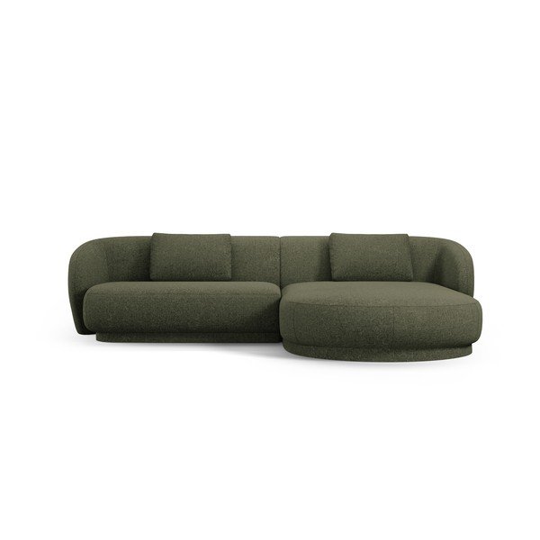 Zelena kotna sedežna garnitura Camden – Cosmopolitan Design