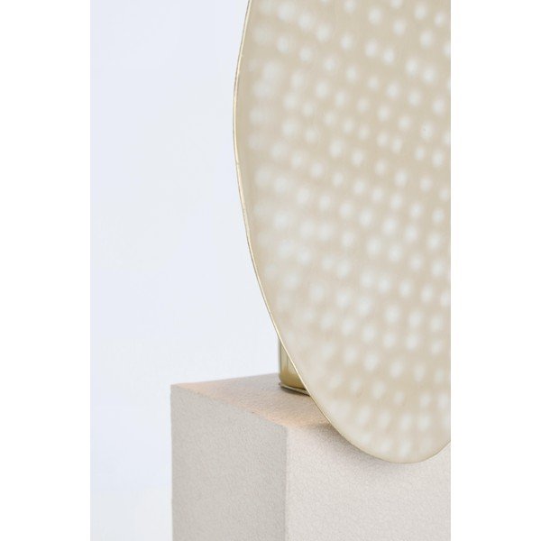 Bež kovinska namizna svetilka s kovinskim senčilom (višina 46 cm) Neev – Bizzotto-image-2