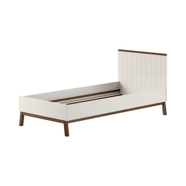 Bež otroška postelja iz masivnega bora brez letvenega dna 90x200 cm Sezane – Vipack