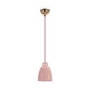 Rožnata otroška viseča svetilka s keramičnim senčilom Sewilla – Candellux Lighting