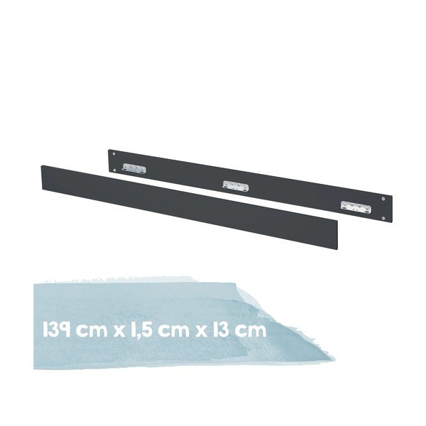 Temno siv dodatek za otroško posteljo – Roba-image-1