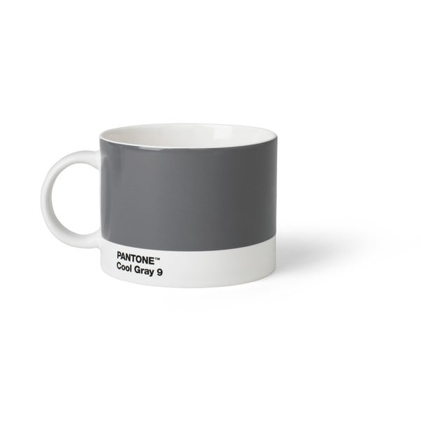Siva skodelica za čaj Pantone, 475 ml