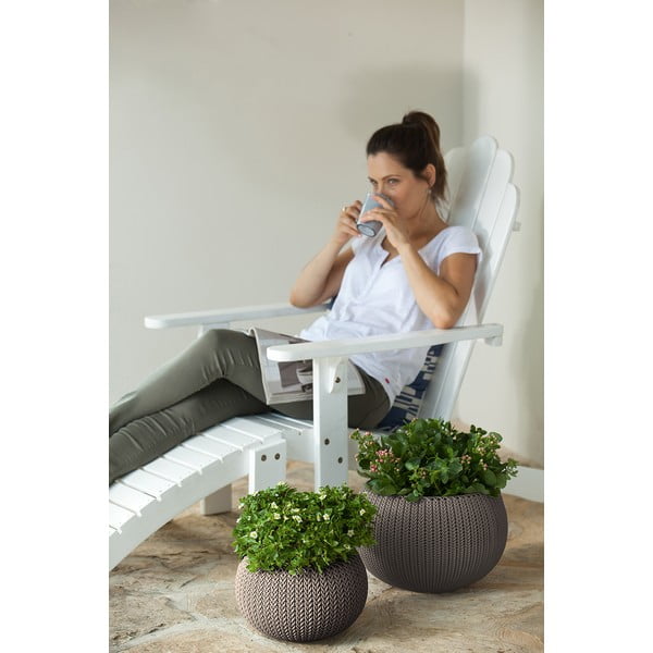 Plastičen viseči cvetlični lonec ø 28 cm Cozy – Keter-image-3