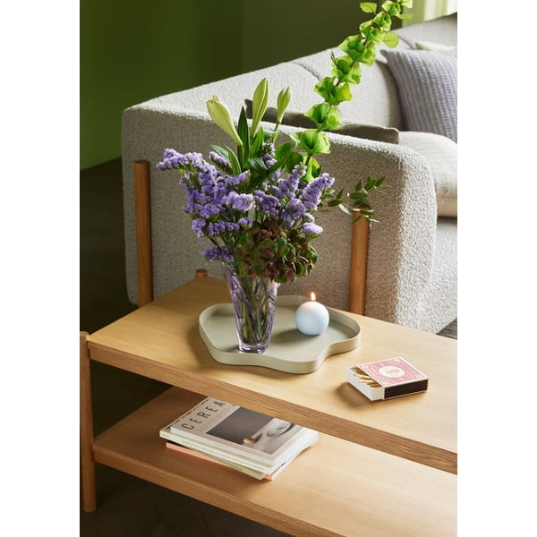 Vijolična steklena ročno izdelana vaza (višina 18 cm) Bloom – Hübsch-image-1