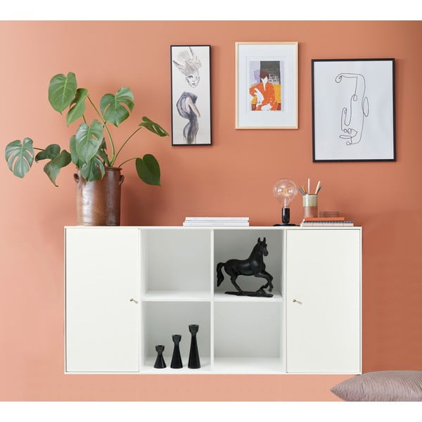 Beli modularni sistem polic 136x69 cm Mistral Kubus - Hammel Furniture-image-1
