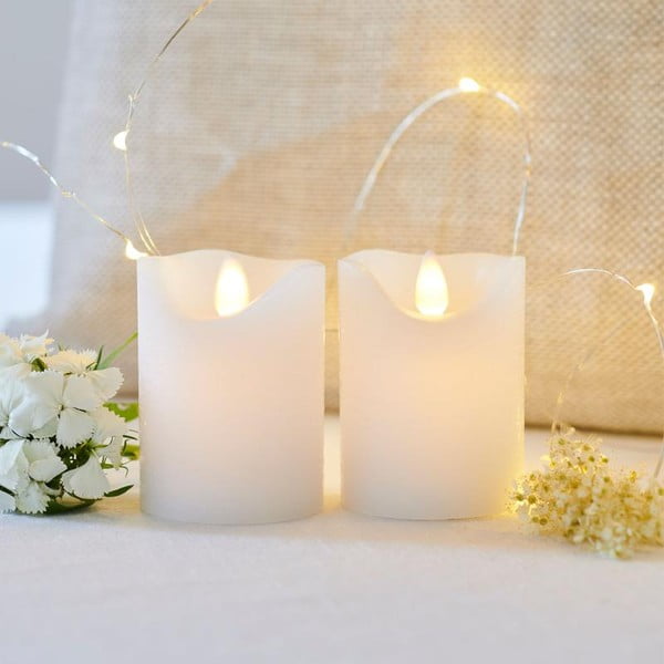 LED sveče v kompletu 2 ks (višina 6,5 cm) Sara Mini – Sirius-image-1