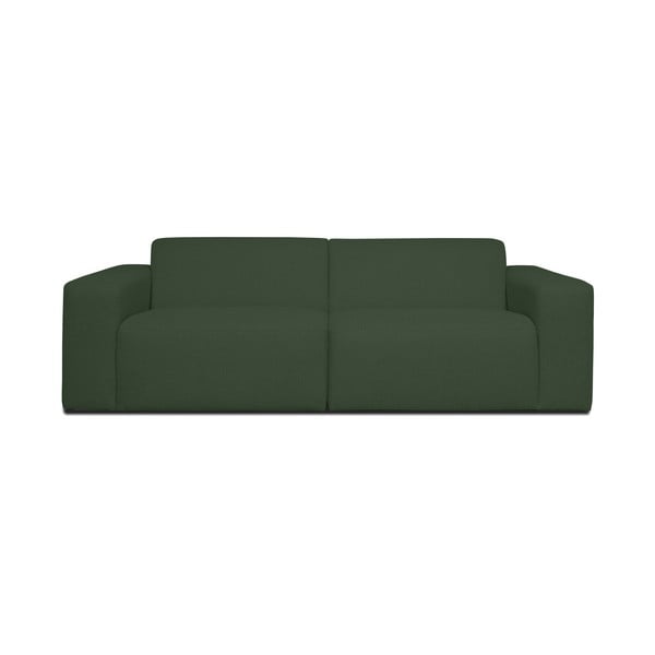 Kaki zelena sedežna garnitura 228 cm Roxy – Scandic
